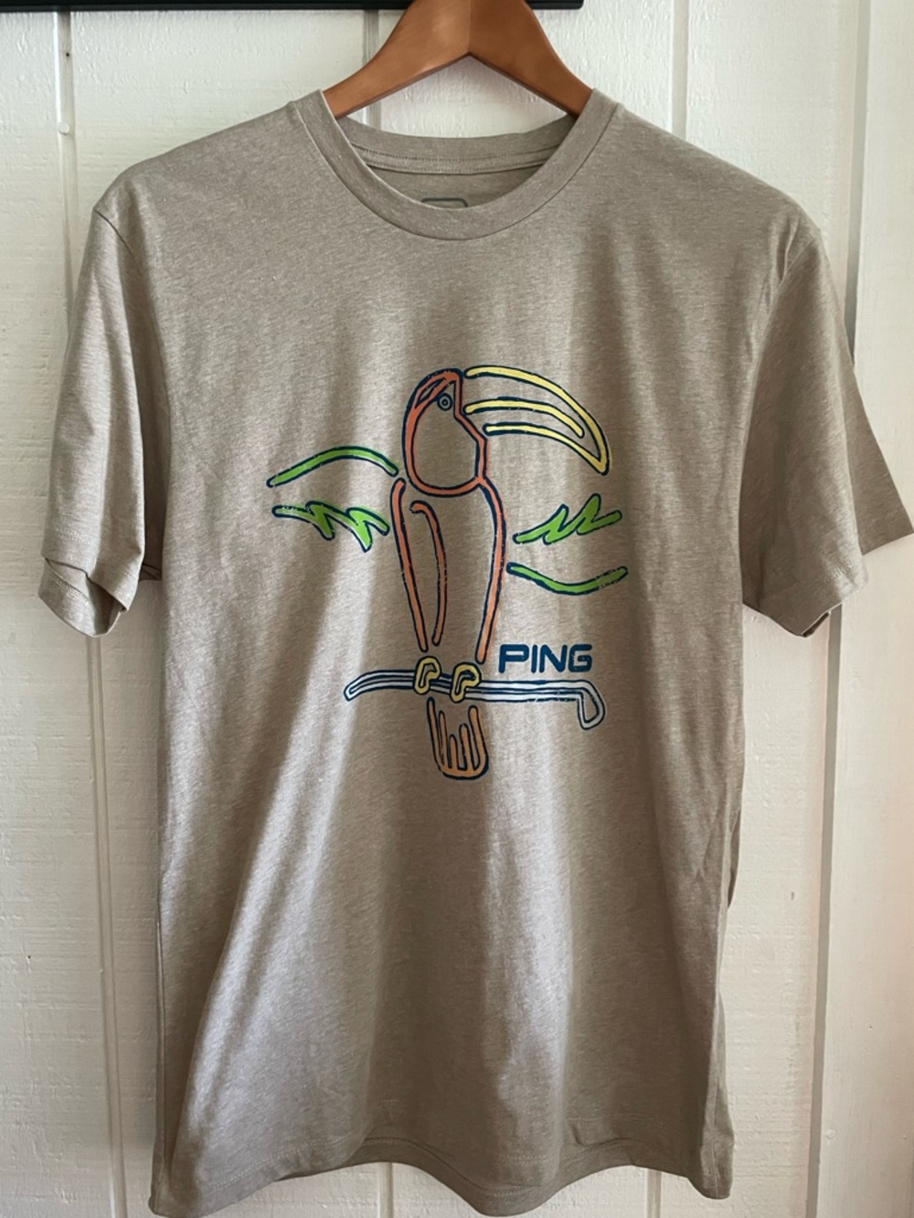 PING Brown Golf T-Shirt Toucan - S